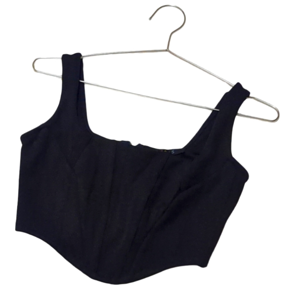 Iris | Cropped Tank | Bustier | Corset Top | Cropped | Edgy | Grunge | Goth |